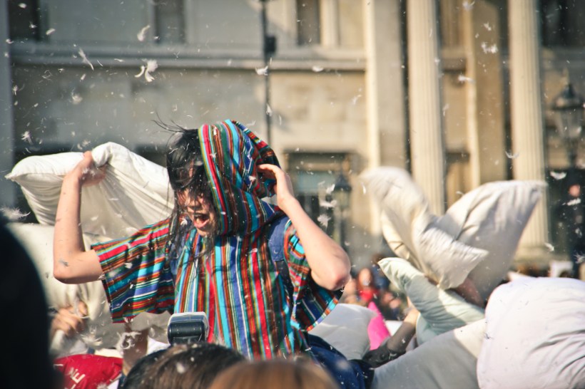 pillow fight
